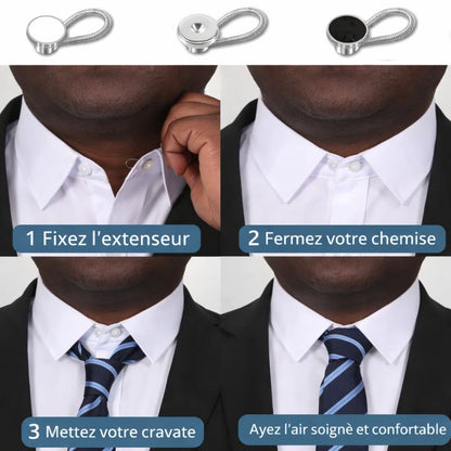 Pack 10 rallonges pour cols de chemise