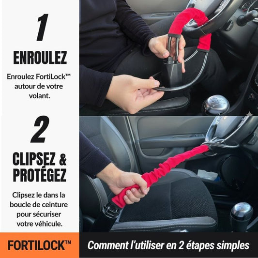 FORTILOCK - Verrouille ton volant comme un confre-fort