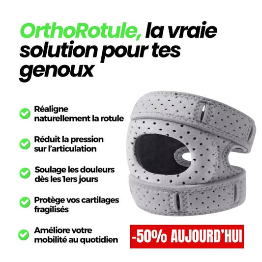 OrthoRotule™  – Soulagez vos genoux sinon on vous rembourse !